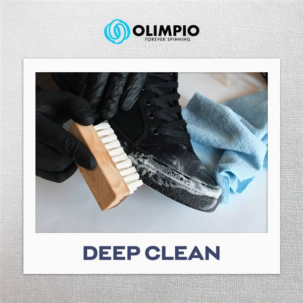 Layanan deep clean sepatu Olimpio